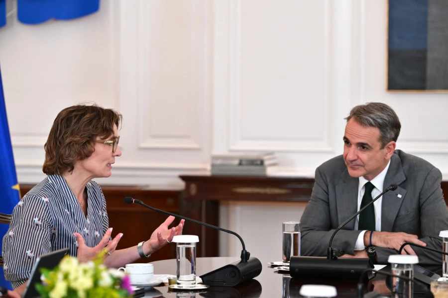 Συνάντηση Μητσοτάκη με την Ευρωπαία Επίτροπο Περιβάλλοντος- Τι συζήτησαν 5 6986078.jpg
