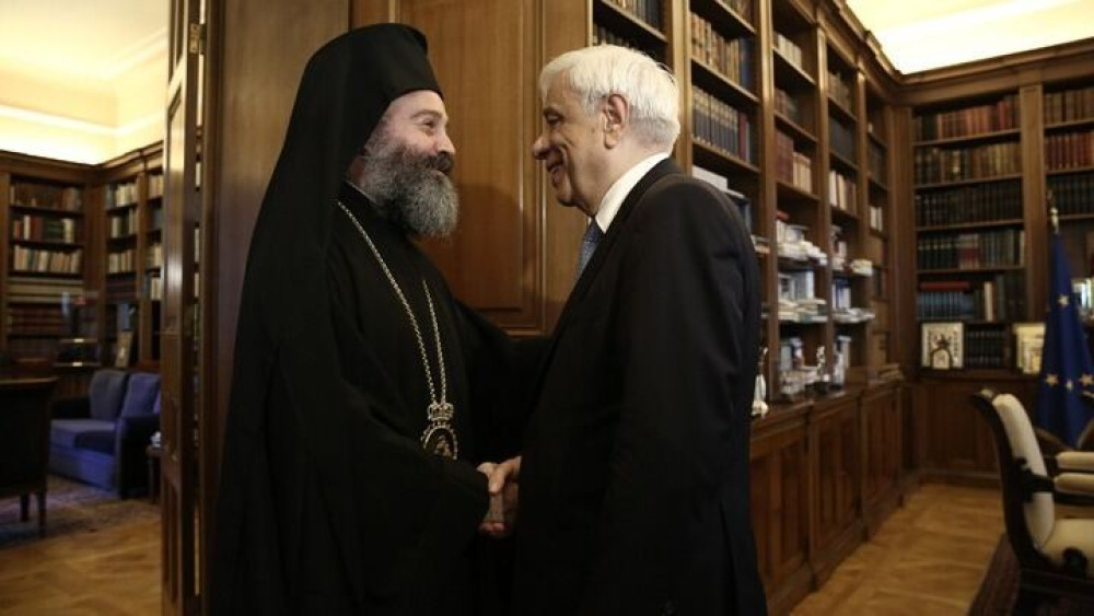 Συνάντηση του ΠτΔ με τον Αρχιεπίσκοπο Αυστραλίας κ. Μακάριο