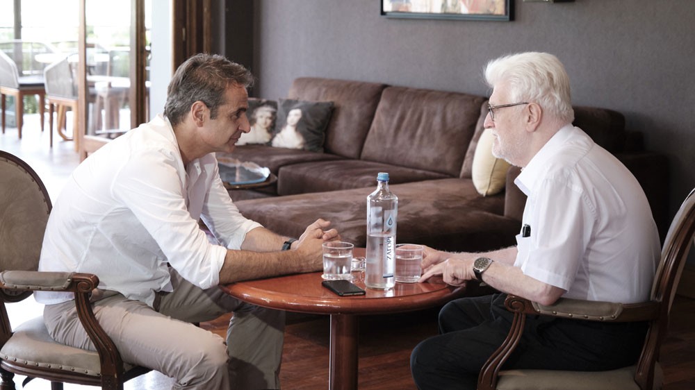 Με τον Μωυσή Ελισάφ συναντήθηκε ο Κυρ. Μητσοτάκης