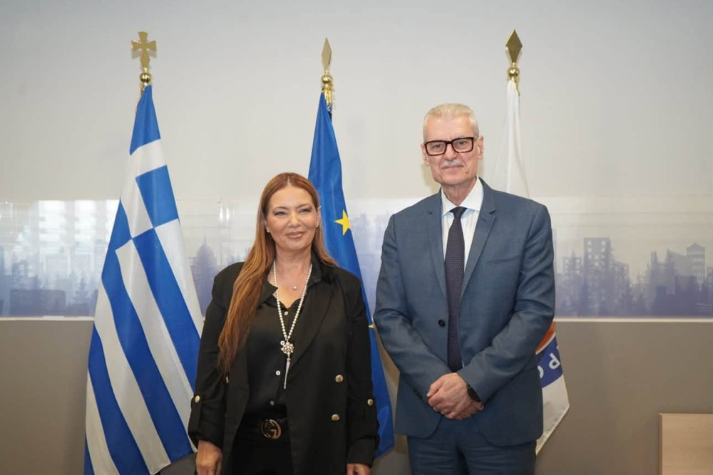 Συνάντηση του Ευάγγελου Τουρνά με τη νέα πρέσβη του Ισραήλ