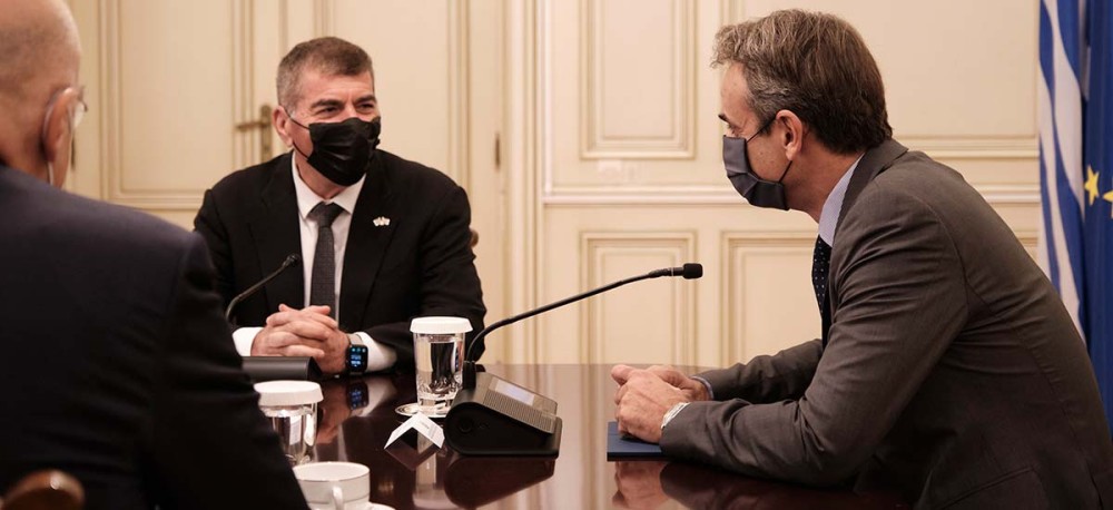 Διμερείς σχέσεις και Τουρκία στην συνάντηση Μητσοτάκη με τον ΥΠΕΞ του Ισραήλ