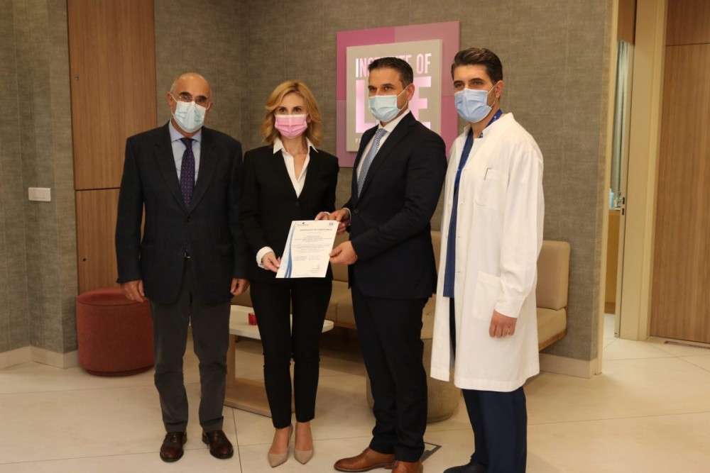 Institute of Life-IASO: Πιστοποίηση των κλινικών αποτελεσμάτων και των ποσοστών επιτυχίας της Μονάδας Υποβοηθούμενης Αναπαραγωγής