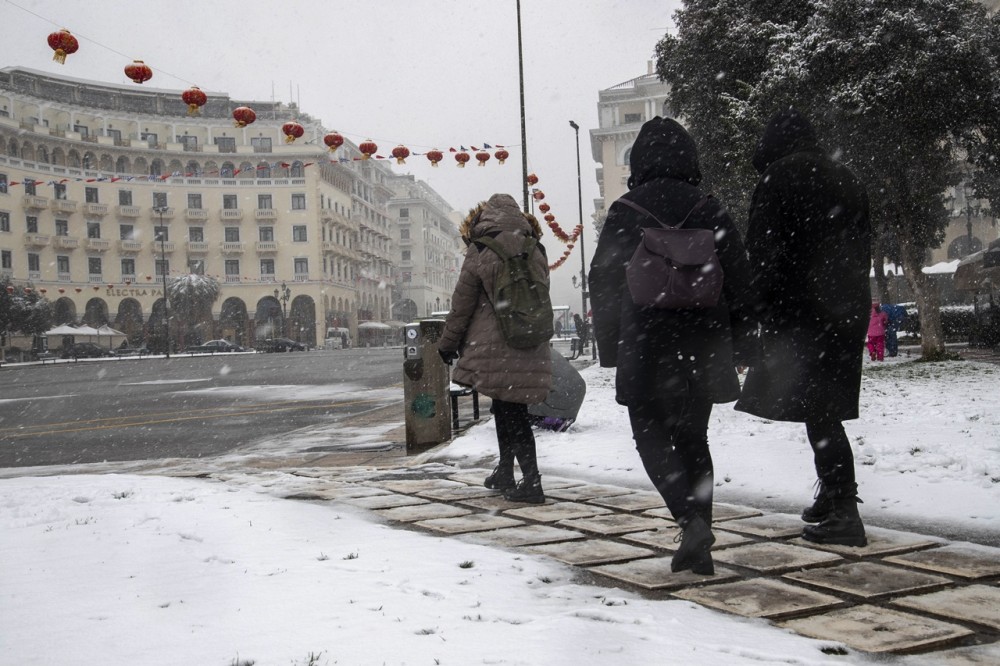 &#8220;Λέανδρος&#8221;: Χιόνια και πολικές θερμοκρασίες