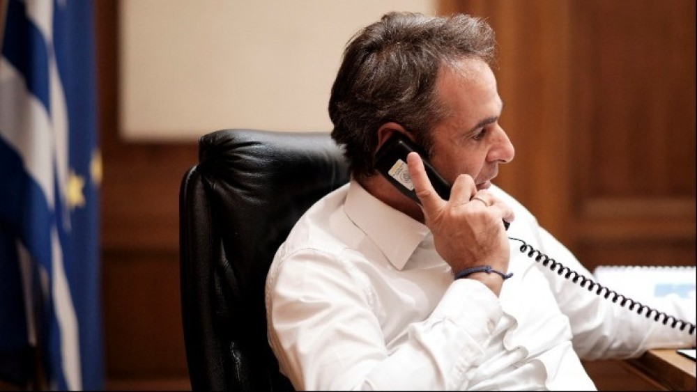 Tηλεφωνική επικοινωνία του Κυρ. Μητσοτάκη με την ομόλογό του της Λιθουανίας