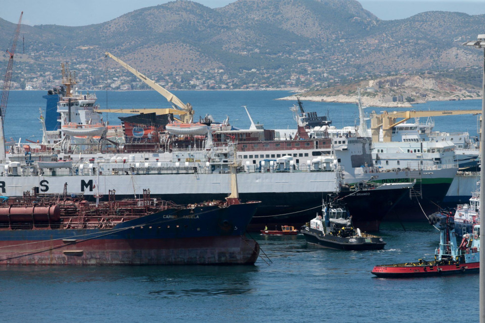 Κύθηρα: Σύγκρουση φορτηγών πλοίων