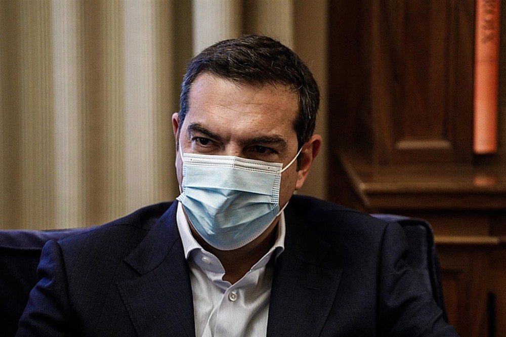 Στον «Ερυθρό Σταυρό» ο Αλέξης Τσίπρας