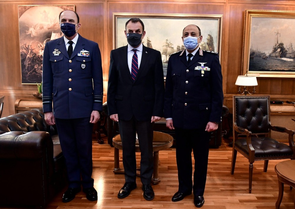 Συνάντηση Παναγιωτόπουλου με τον Αιγύπτιο Αντιπτέραρχο Χασέμι