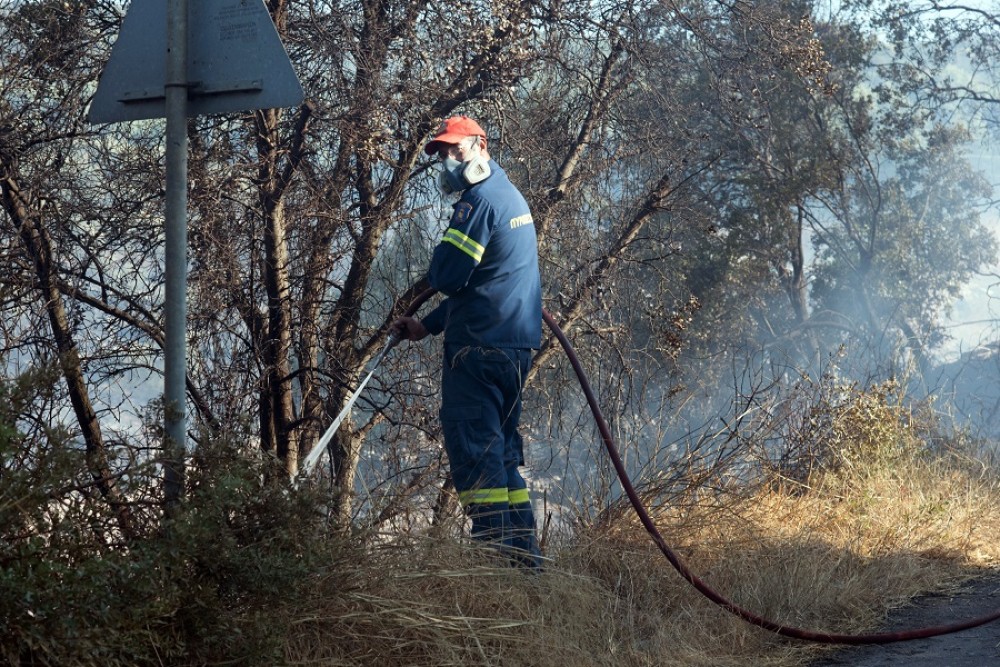 Πυρκαγιά στα Λεύκαρα Κοζάνης – Σε αγροτοδασική έκταση