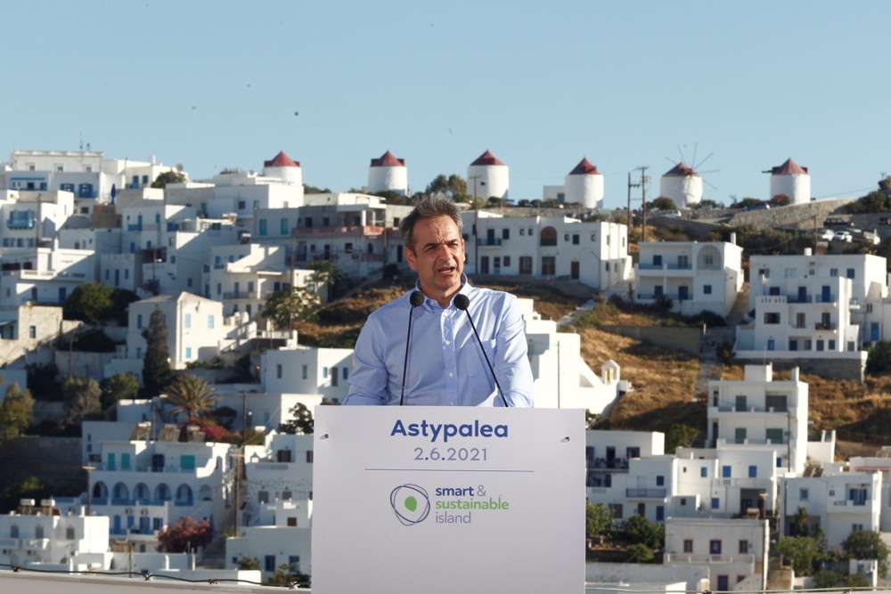 Μητσοτάκης: Η Αστυπάλαια «μοντέλο» πράσινης μετάβασης για την Ελλάδα και το εξωτερικό