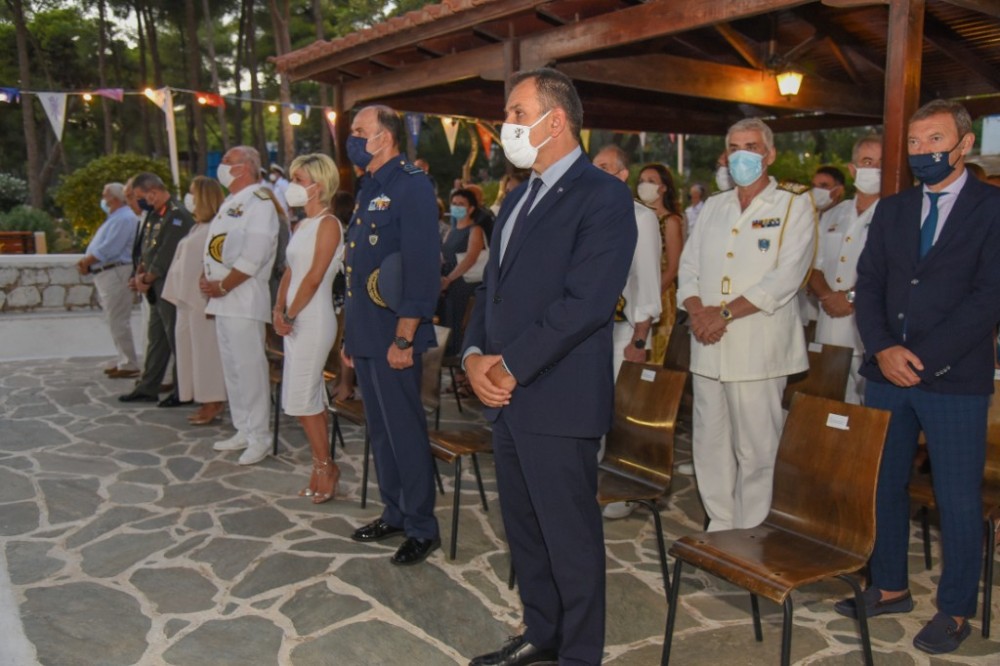 Εορτασμός Αγίας Μαρίνας: Στη ναυτική βάση Ν. Ευβοϊκού, παρουσία πολιτικής και στρατιωτικής ηγεσίας