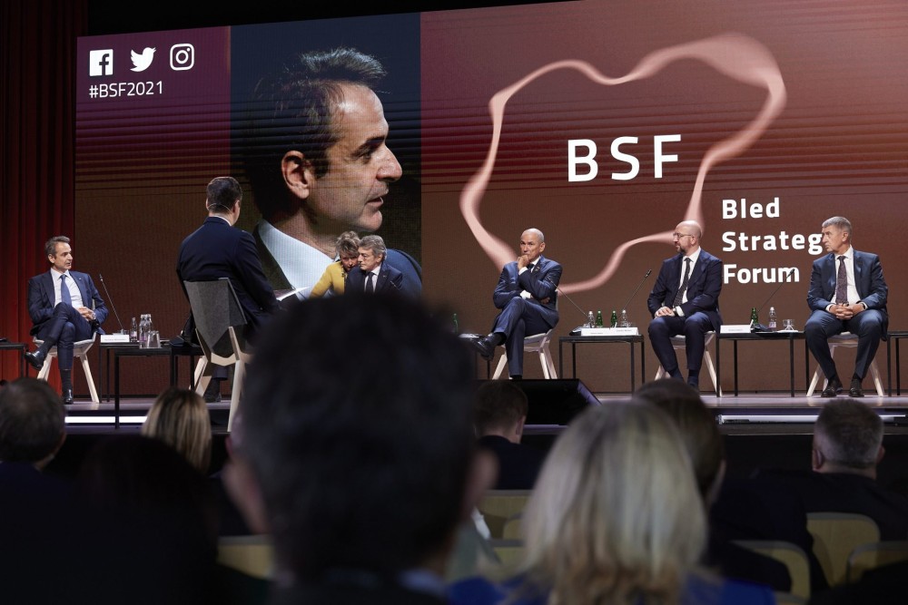 Παρέμβαση Μητσοτάκη στο Bled Strategic Forum 2021: Θα πρέπει να προστατεύσουμε τα σύνορά μας