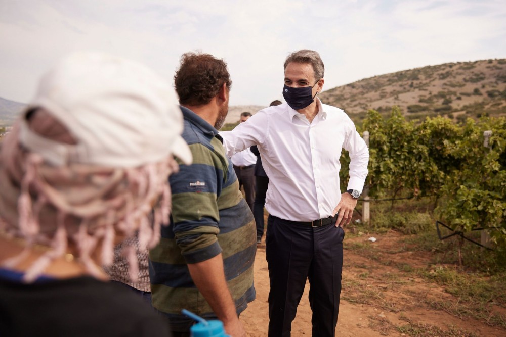 Μητσοτάκης από Φάρσαλα: Αναπτυξιακό άλμα με τον πρωτογενή τομέα πρωταγωνιστή