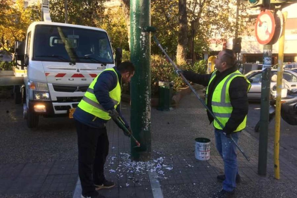 Καλλωπισμός της πλατείας Αγίου Μελετίου στα Σεπόλια από τον δήμο Αθηναίων (pics)