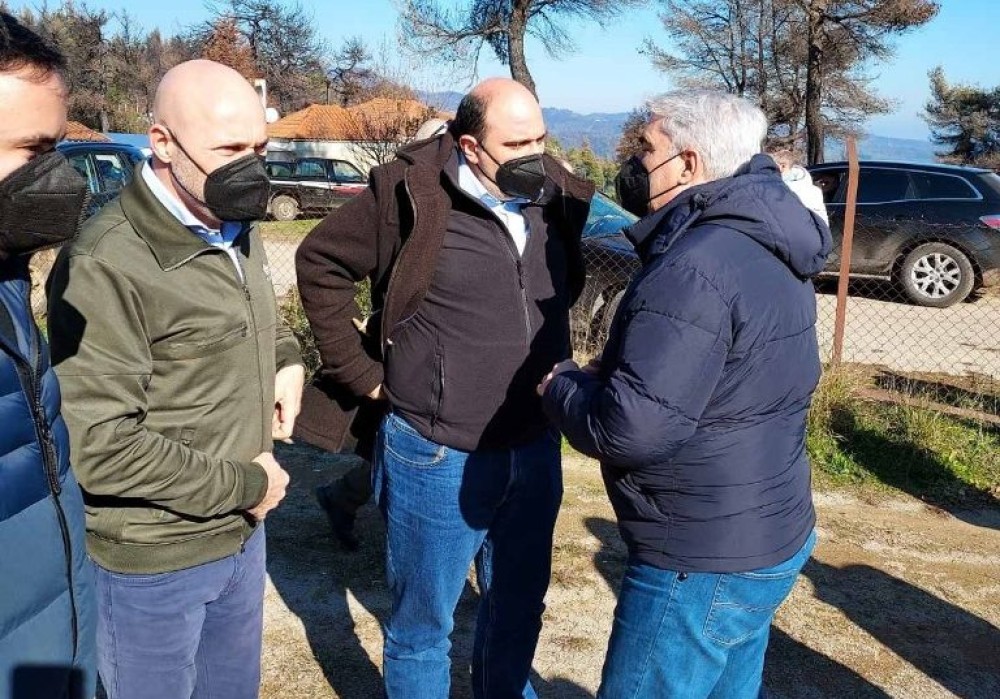 Αυτοψία κυβερνητικού κλιμακίου στη βόρεια Εύβοια