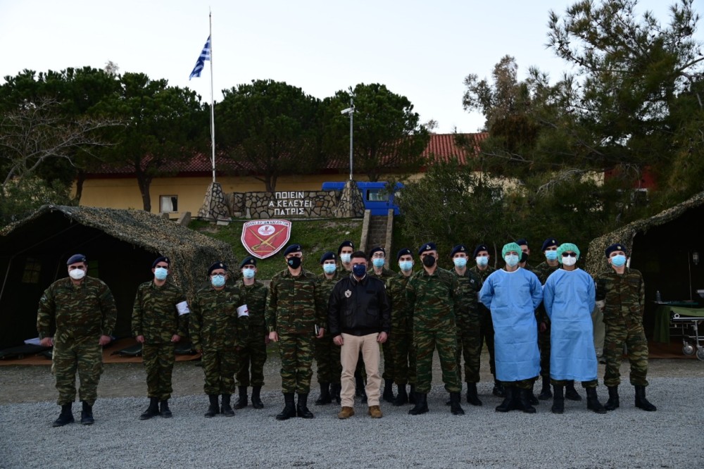 Σε μονάδες και φυλάκια σε Σκύρο, Άγιο Ευστράτιο, Σαμοθράκη και Λήμνο ο Ν. Χαρδαλιάς