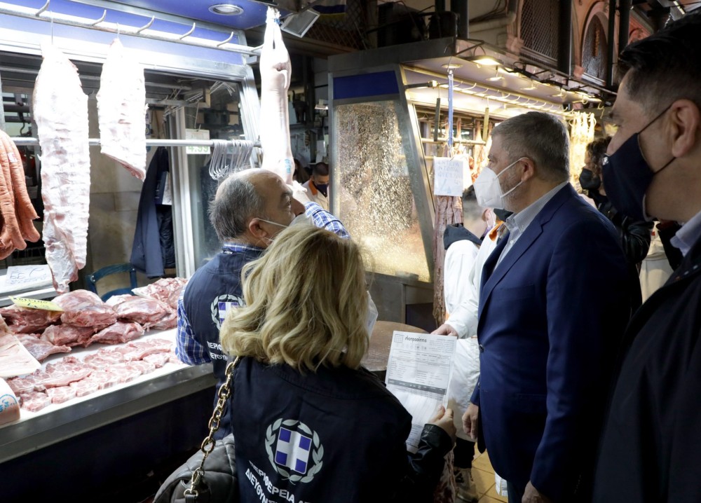 Στη Βαρβάκειο αγορά ο Πατούλης