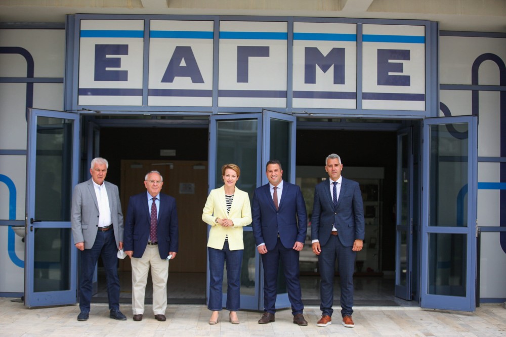 Επίσκεψη της ΓΓ του ΥΠΕΝ Αλεξάνδρας Σδούκου στην ΕΑΓΜΕ