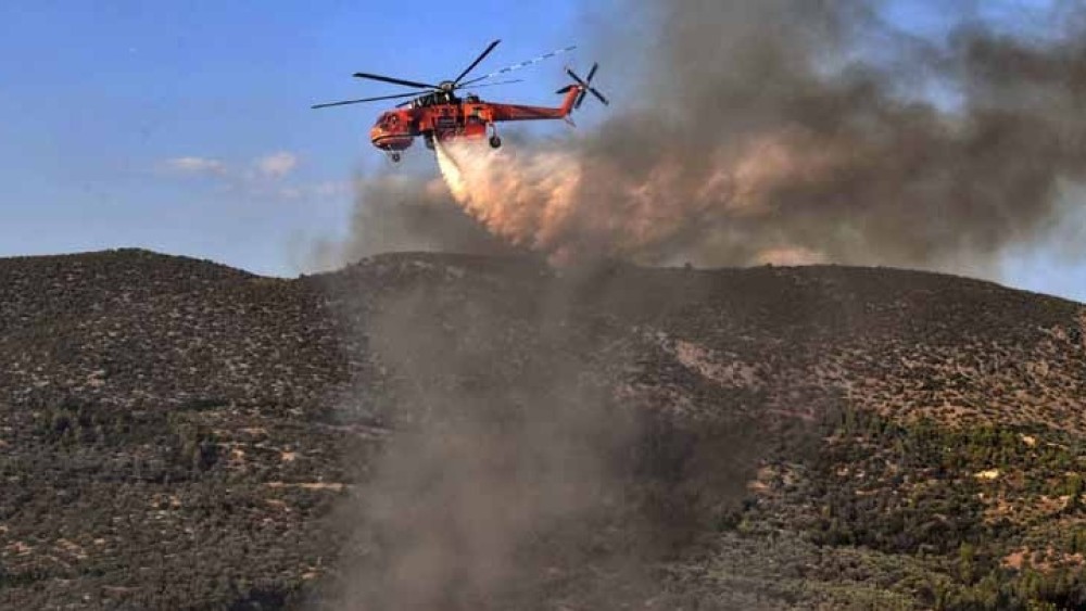 Καλύτερη η εικόνα από την πυρκαγιά στον Πάρνωνα-Δεν υπάρχει ενεργό μέτωπο