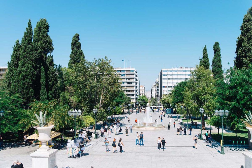 Αποκαταστάθηκε η κυκλοφορία στο Σύνταγμα