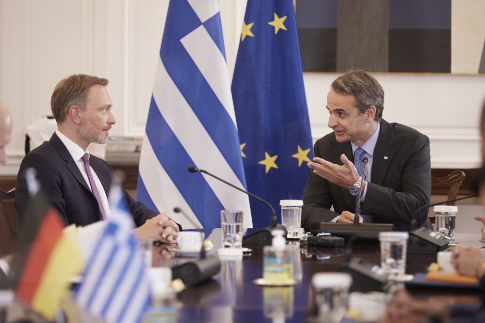 Λίντνερ προς Μητσοτάκη: Συγχαρητήρια για τα εντυπωσιακά αποτελέσματα στην οικονομία