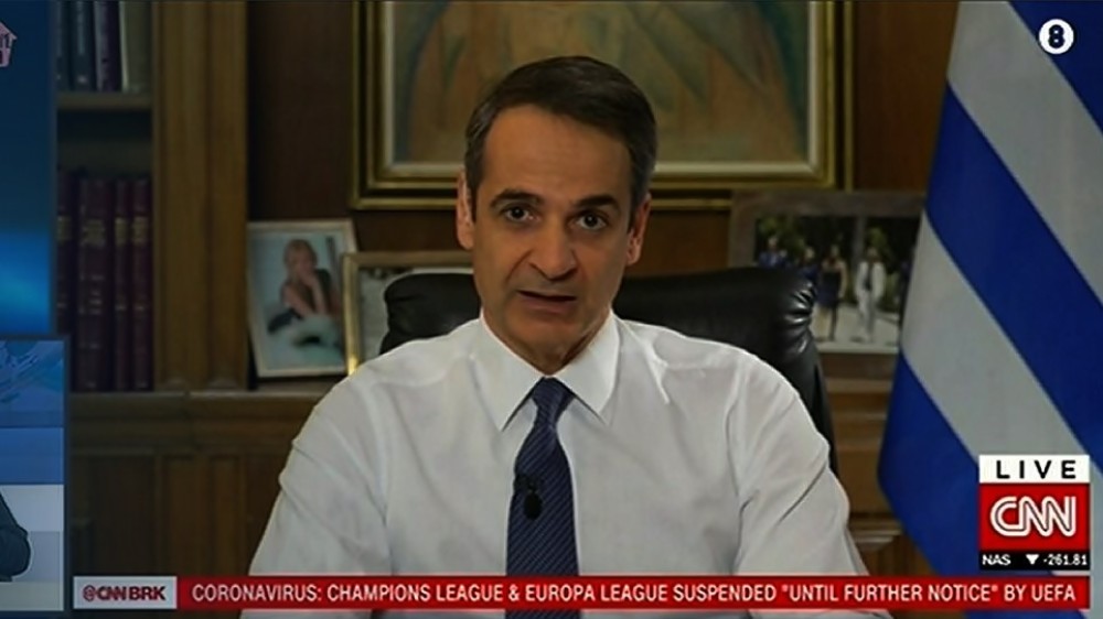 Μητσοτάκης στο CNN: Η ελληνική κοινωνία επέδειξε μεγάλη αλληλεγγύη