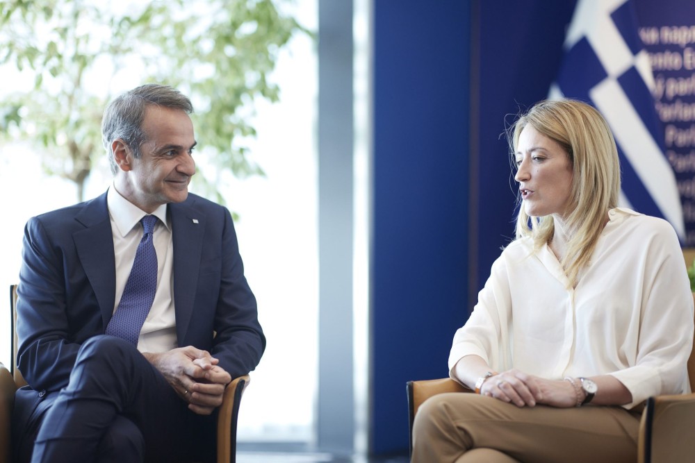 Συνάντηση Μητσοτάκη με την Μετσόλα-Τι συζήτησαν