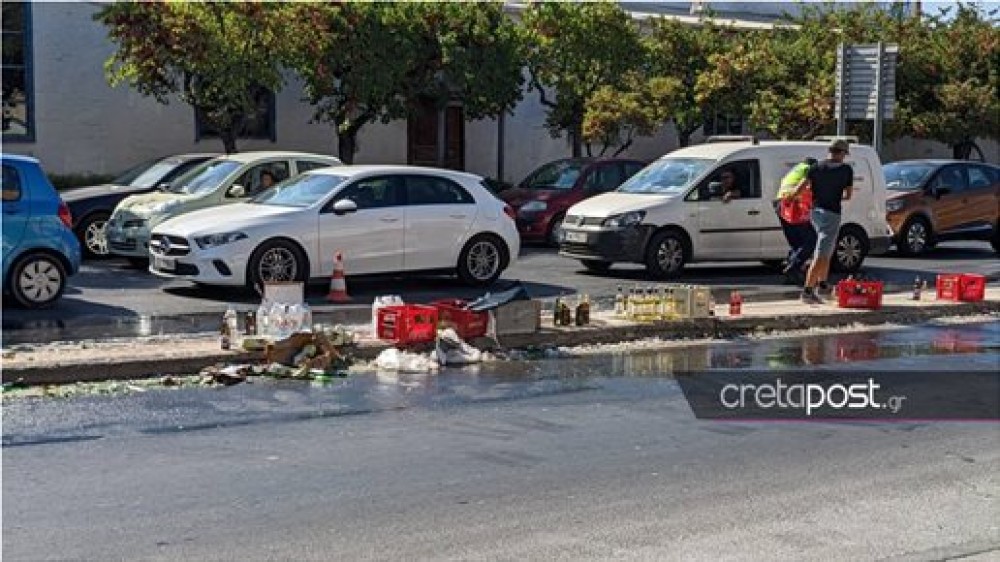 Πλημμύρισε… από αλκοόλ το Ηράκλειο (Φωτογραφίες)