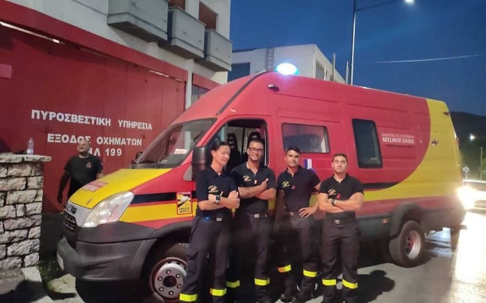 Πάτησαν… Ελλάδα οι 25 Γάλλοι πυροσβέστες με τα 8 οχήματα