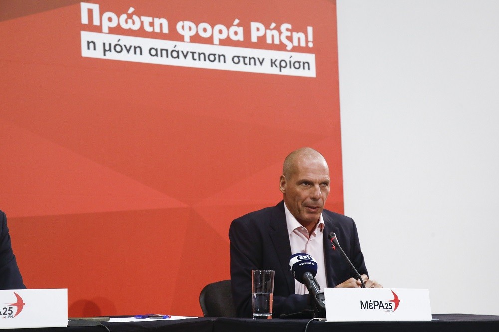 Βαρουφάκης στη ΔΕΘ: Χωρίς προεκλογική προγραμματική συμφωνία δεν στηρίζουμε συγκυβερνήσεις