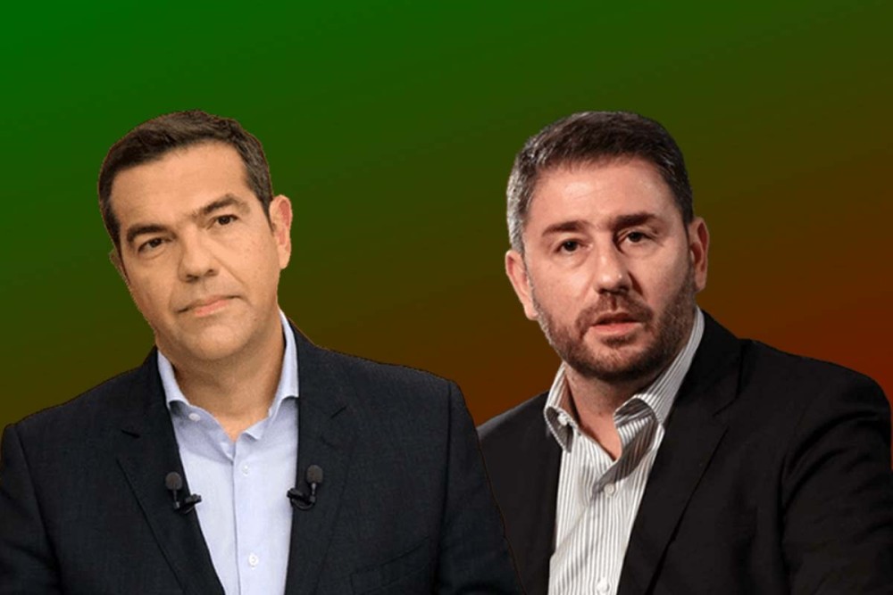 «Κοινή» εμφάνιση με αποστάσεις&#8230; ασφαλείας για Τσίπρα &#8211; Ανδρουλάκη