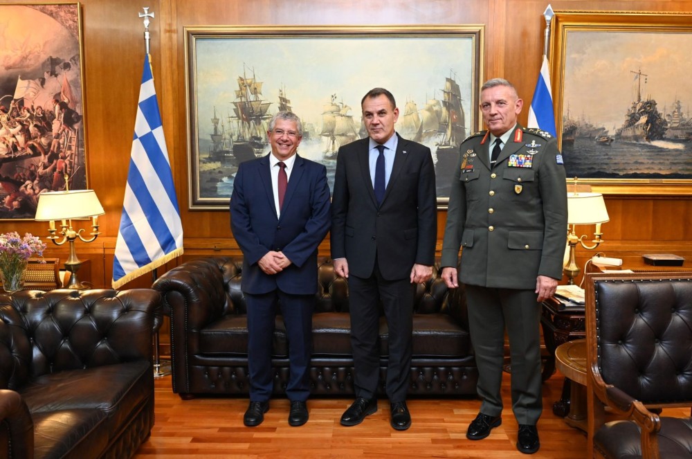Συνάντηση Παναγιωτόπουλου με τον Γενικό Διευθυντή του Υπουργείου Άμυνας του Ισραήλ Αμίρ Έσελ