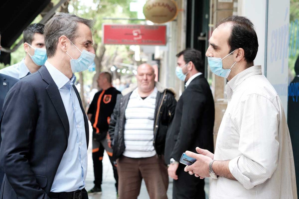 Στο Παγκράτι ο Πρωθυπουργός