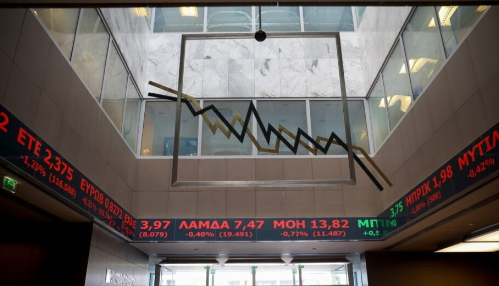 Χρηματιστήριο Αθηνών: Βουτιά άνω του 4,5% στον απόηχο της «κατρακύλας« της Credit Suisse