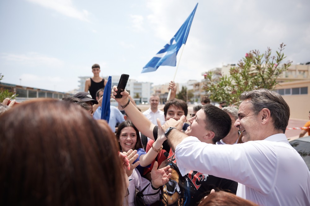 Μητσοτάκης από Ιεράπετρα: Οι υπόλοιποι διαγκωνίζονται για το ρετιρέ της αριστερής πολυκατοικίας