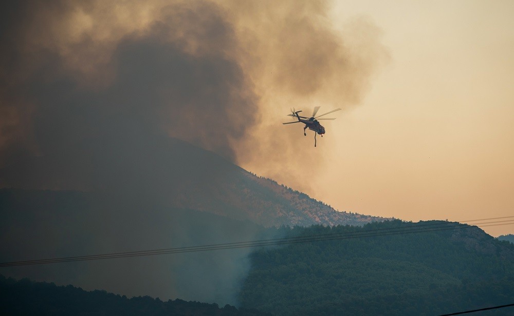 Φωτιά στην Εύβοια: προσαγωγή 17χρονου για εμπρησμό στα Ψαχνά