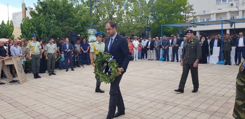 Στην 79η επέτειο μνήμης του 3ου Ολοκαυτώματος των Ανωγείων ο Γιάννης Κεφαλογιάννης