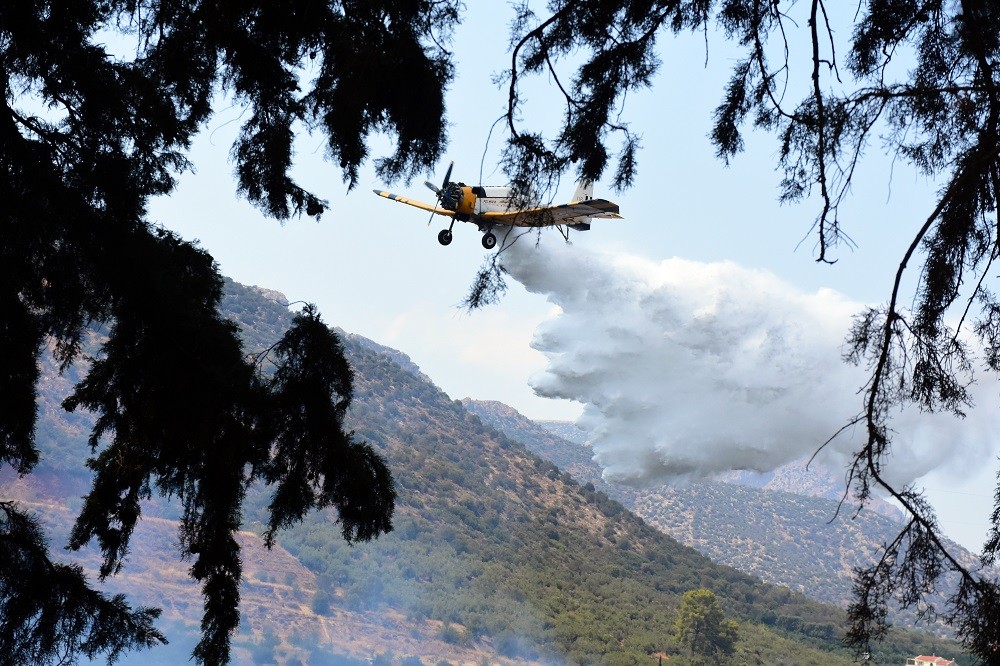 Φωτιές - Ροδόπη: βελτιωμένη εικόνα από τα πύρινα μέτωπα