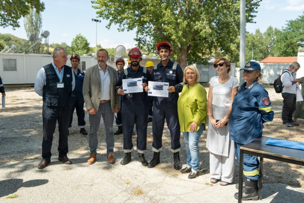 Εκπαίδευση προσφύγων στην αντιμετώπιση των πυρκαγιών - Ρεκόρ συμμετοχής στα Λαγκαδίκια