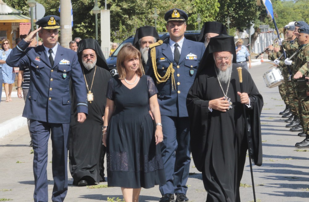 Στην Ηλεία βρέθηκαν η ΠτΔ Κατερίνα Σακελλαροπούλου και ο Οικουμενικός Πατριάρχης Βαρθολομαίος