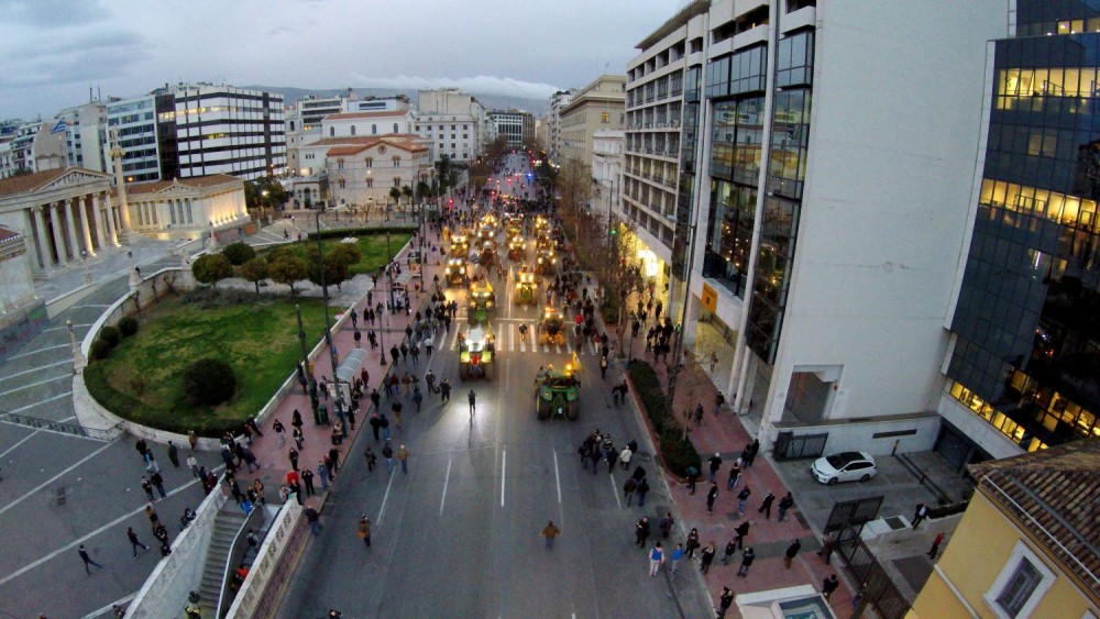 Αποκαταστάθηκε η κυκλοφορία σε Βασιλίσσης Σοφίας και η Πανεπιστημίου