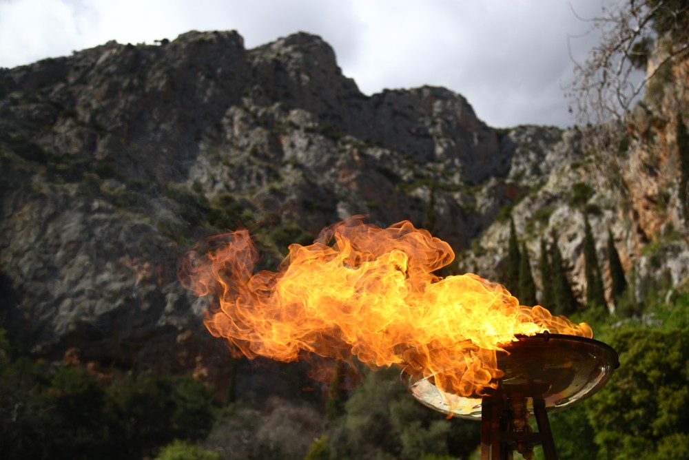 Το Ολυμπιακό Μουσείο Αθήνας έγινε μέρος του ταξιδιού της διαδρομής της Ολυμπιακής Λαμπαδηδρομίας