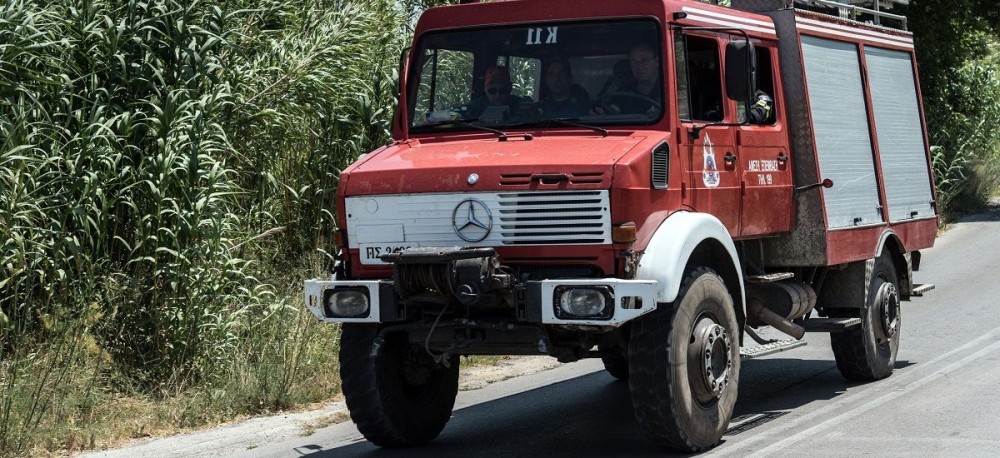 Πυρκαγιά στην Κνωσό – Κοντά σε κατοικημένη περιοχή