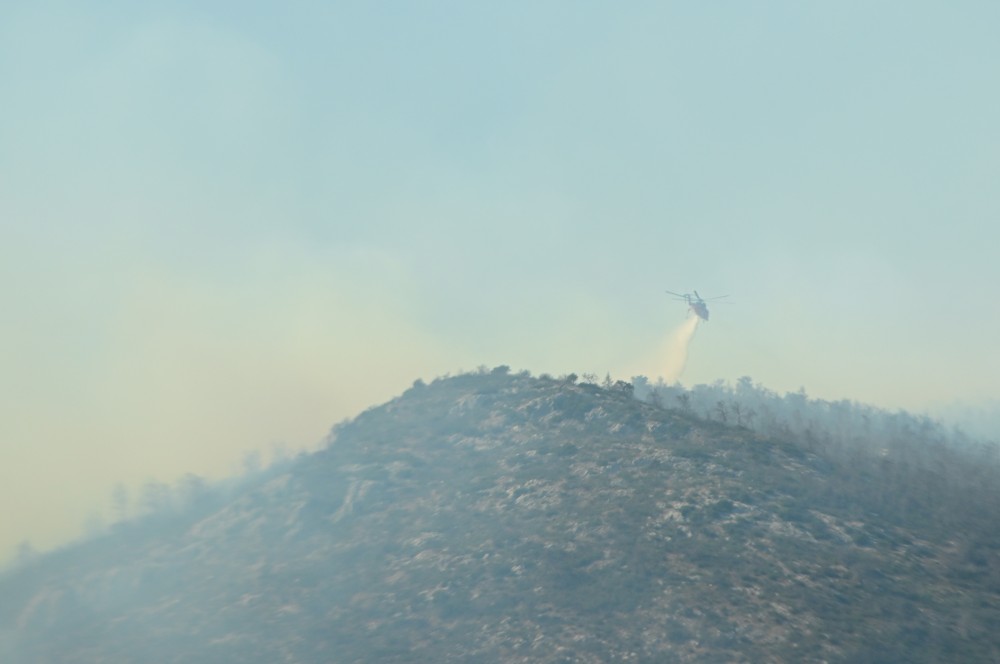 Φωτιά στην Πάρνηθα, ισχυρές δυνάμεις επί τόπου - Ηχησε το 112