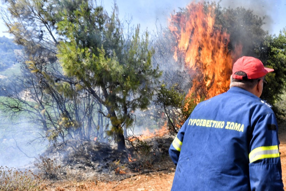 Μεγάλη φωτιά στην Ξάνθη: Μήνυμα από το 112