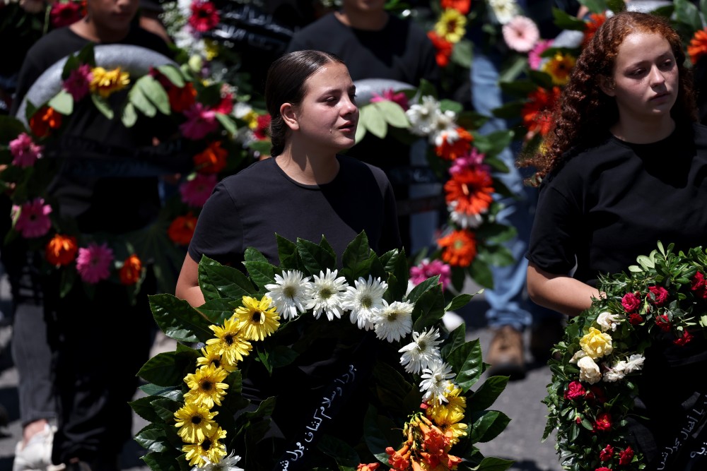 Υψίπεδα του Γκολάν: στην κηδεία των παιδιών στο Ματζντάλ Σαμς, οι Δρούζοι του Ισραήλ