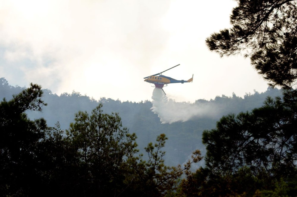 Σάμος: χωρίς ενεργό μέτωπο η φωτιά στο Πράσο