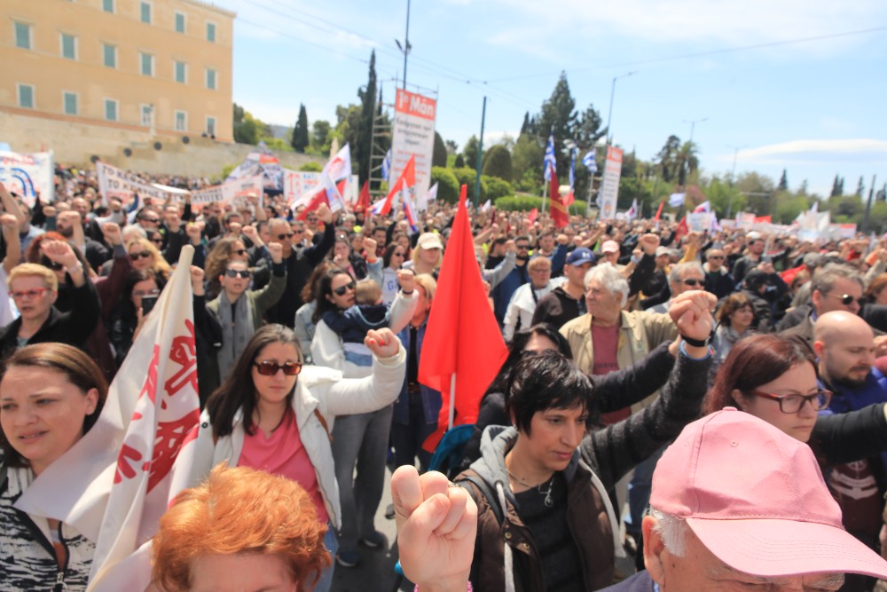 Πρωτομαγιά: ολοκληρώθηκαν οι συγκεντρώσεις - Ανοίγουν οι δρόμοι στο κέντρο της Αθήνας