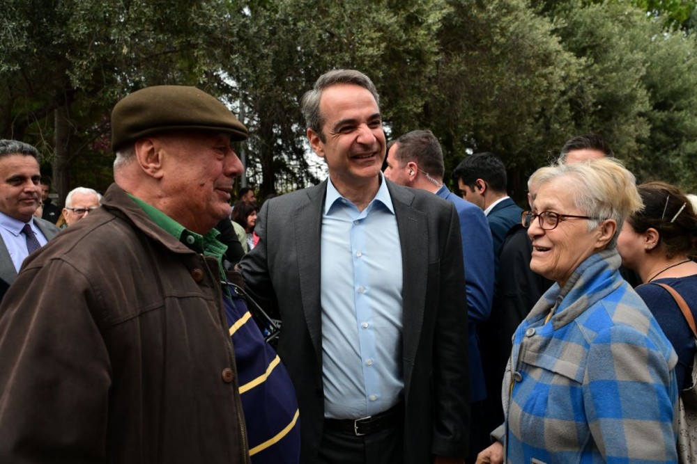 Μητσοτάκης από Αγία Βαρβάρα: Συνεχίζουμε δυνατά - Πάμε τη χώρα μπροστά, παρά τις δυσκολίες