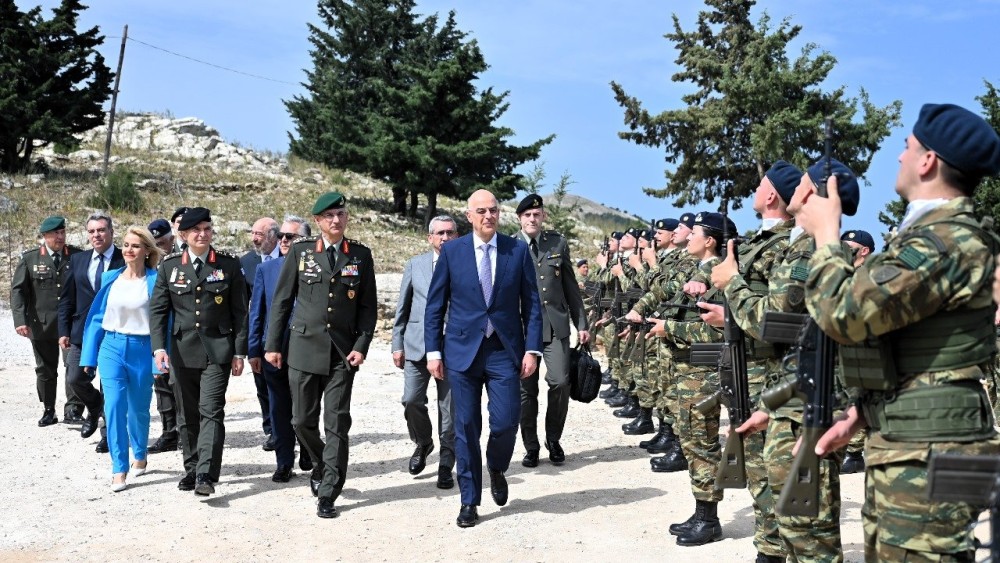 Δένδιας από Σύμη: Η χώρα μας είναι διαρκώς σε εγρήγορση