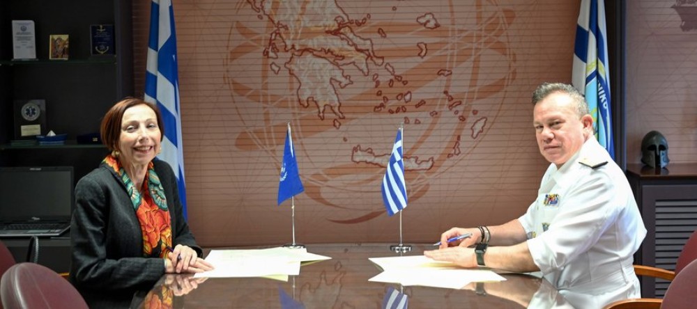 Λιμενικό και ΟΗΕ  ανανέωσαν τη συνεργασία για την προστασία προσφύγων